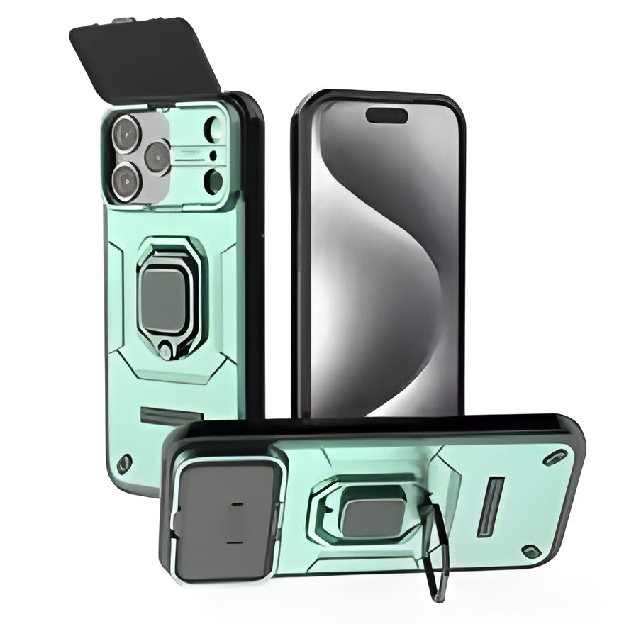 Cover Slide Camera Protector Holder Bumper Protective Phone Case | iPhone 17 All Variants Case