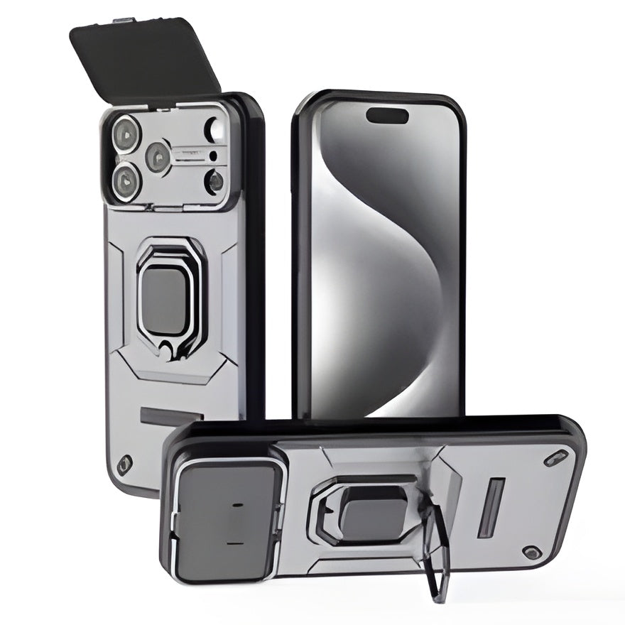 Cover Slide Camera Protector Holder Bumper Protective Phone Case | iPhone 17 All Variants Case