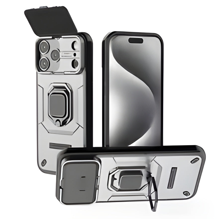 Cover Slide Camera Protector Holder Bumper Protective Phone Case | iPhone 17 All Variants Case