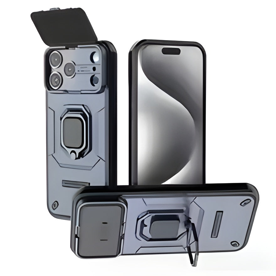 Cover Slide Camera Protector Holder Bumper Protective Phone Case | iPhone 17 All Variants Case