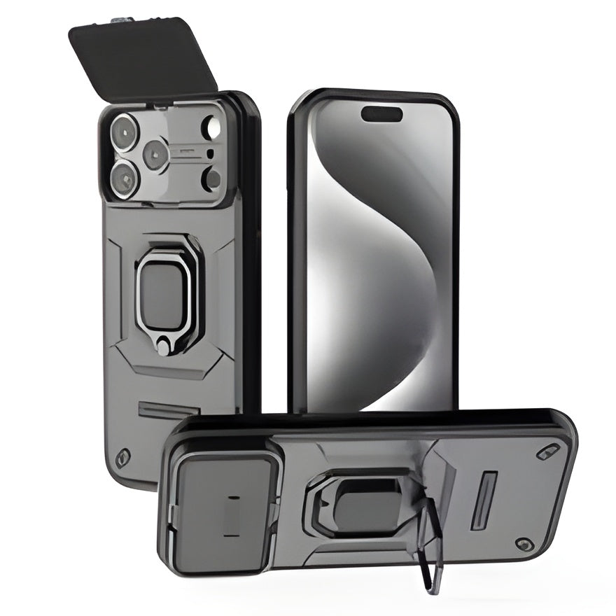 Cover Slide Camera Protector Holder Bumper Protective Phone Case | iPhone 17 All Variants Case