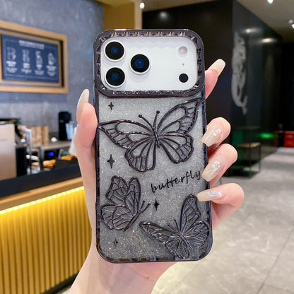 Cute Cartoon 3D Butterfly Diamond Case | iPhone 17 All Variants Case