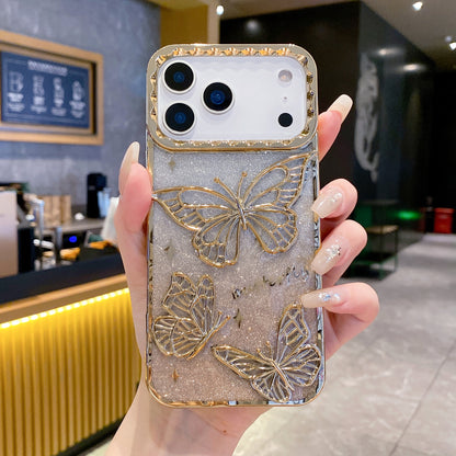 Cute Cartoon 3D Butterfly Diamond Case | iPhone 17 All Variants Case