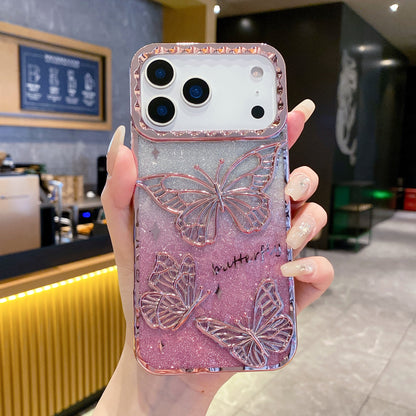 Cute Cartoon 3D Butterfly Diamond Case | iPhone 17 All Variants Case