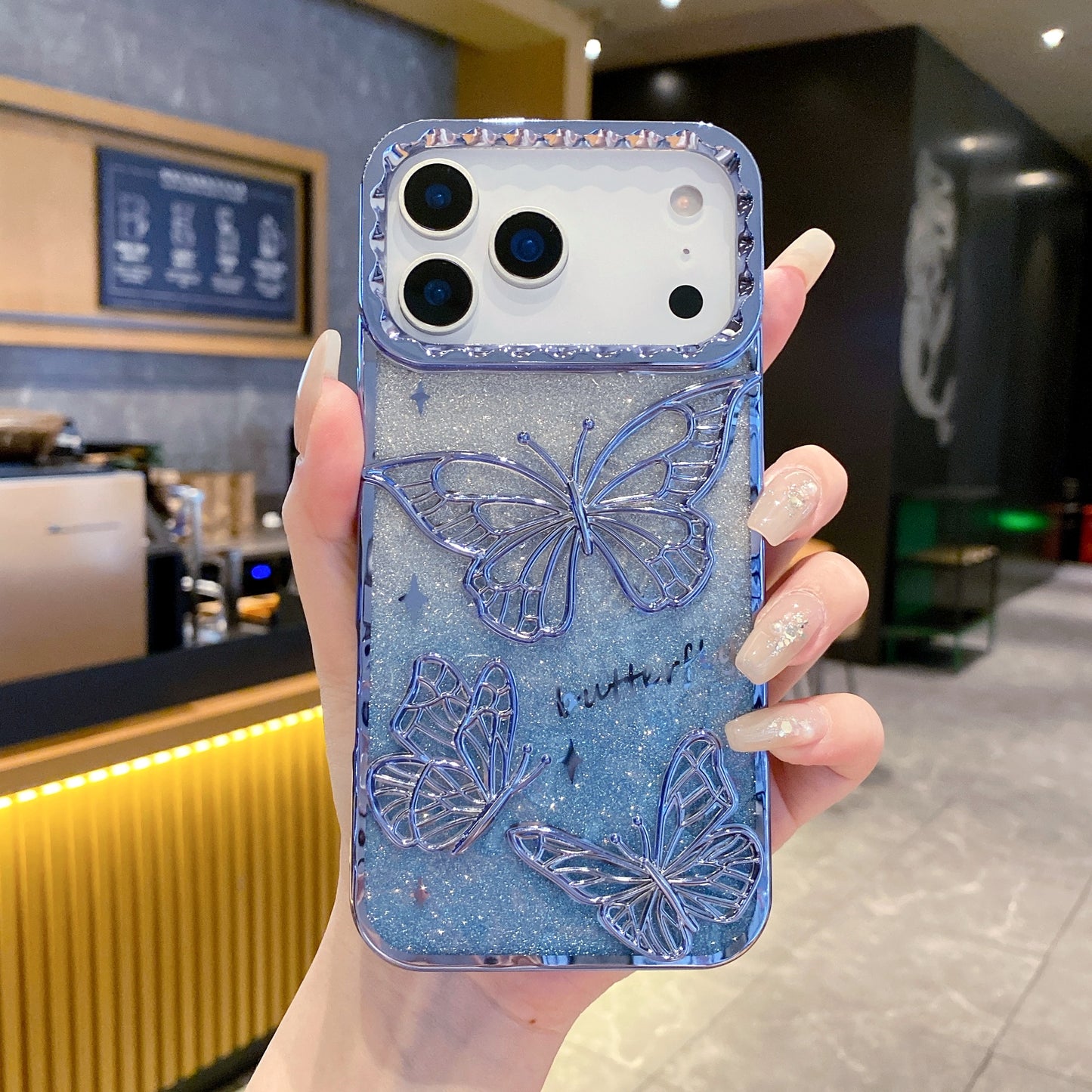 Cute Cartoon 3D Butterfly Diamond Case | iPhone 17 All Variants Case