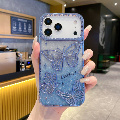 Cute Cartoon 3D Butterfly Diamond Case | iPhone 17 All Variants Case