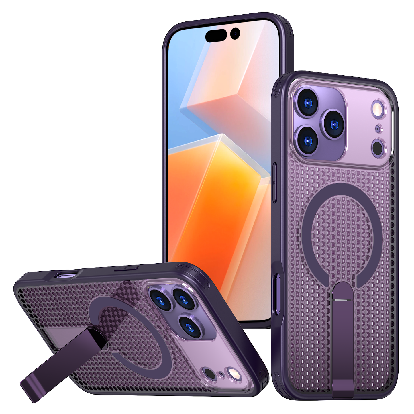 Honeycomb Mesh Cooling | iPhone 17 All Variants Case