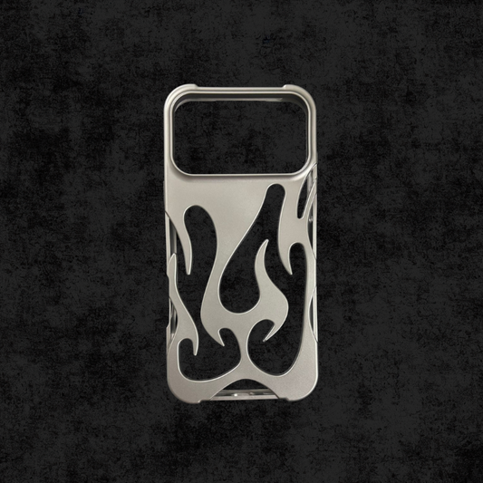 Hollow flame pattern heat dissipation silicone | iPhone 17 All Variants Case