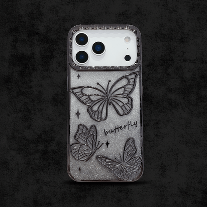 Cute Cartoon 3D Butterfly Diamond Case | iPhone 17 All Variants Case